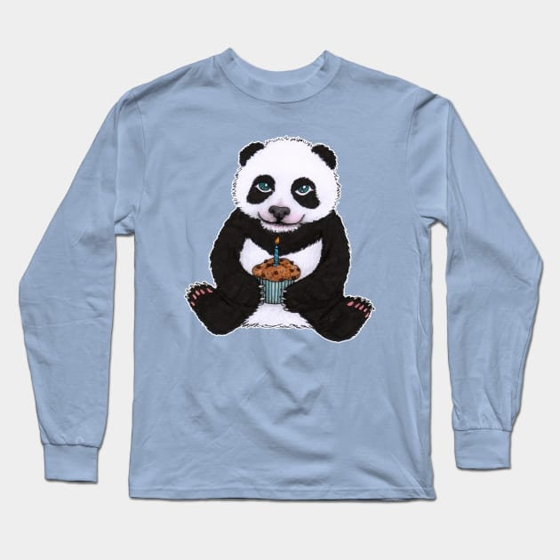 Panda's birthday Long Sleeve T-Shirt by Savousepate